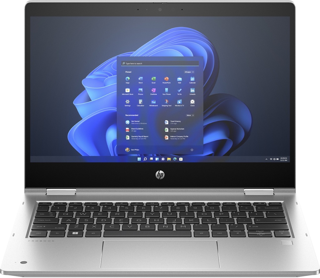HP Pro x360 435 G10 AMD Ryzen™ 3 7330U Hybrid (2-in-1) 33.8 cm (13.3") Touchscreen Full HD 16 GB DDR4-SDRAM 512 GB SSD Wi-Fi 6 (802.11ax) Windows 11 Pro Silver