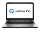 HP ProBook 450 G3 Notebook-pc Intel® Core™ i7 I7-6500U Laptop 39.6 cm (15.6") Full HD 8 GB DDR3L-SDRAM 256 GB SSD AMD Radeon R7 M340 Wi-Fi 5 (802.11ac) Windows 7 Professional Silver