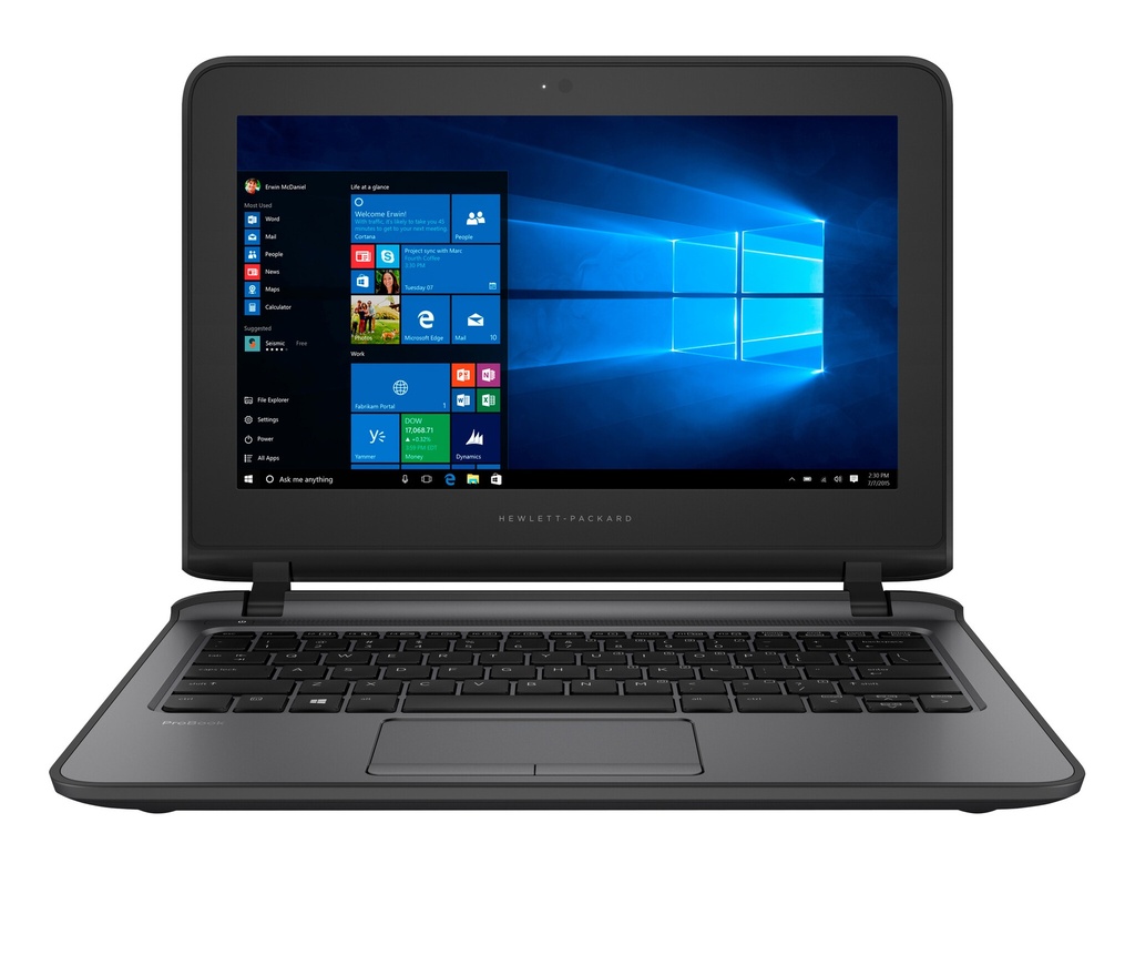 HP ProBook 11 EE G1 Intel® Celeron® 3205U Laptop 29,5 cm (11.6") 4 GB DDR3L-SDRAM 500 GB HDD Windows 10 Pro Zilver